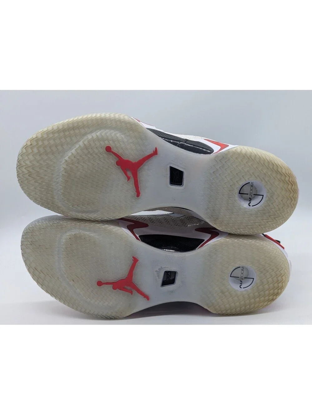 Nike Air Jordan 36 Psychic Energy White Black Red Mens Size 13 CZ2750-100 Shoes